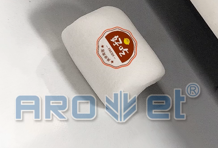 壹定发S-2彩色喷墨装备在棉花糖上喷印个性图案